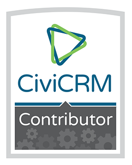 CiviCRM contributor badge